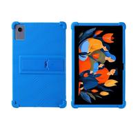 DWaybox Coque Antichoc pour Lenovo Idea Tab Plus 12.1 Pouces 2025 Modèle, Étui en Silicone Souple avec Renforts d'Épaisseur aux Coins, Support Multi-Angles et Anti-Chute -Bleu