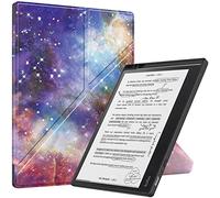 DWaybox Coque pour Kobo Elipsa 2E 10,3" sorti en 2023, coque arrière mate en TPU souple, coque de protection intelligente avec fermeture magnétique et fonction support - étoiles