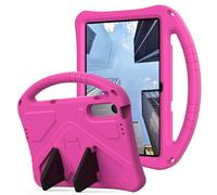 DWaybox Coque pour Xiaomi Redmi Pad 2 9,7 Pouces Modèle 2026, Housse EVA Antichoc pour Enfants avec Poignée Support, Conception Anti-Chute et Protection Intégrale -Rouge rosé