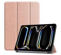 DWaybox Étui pour iPad Pro 11 Pouces 2025 Modèle M5 A3357 / A3358, Coque Folio Protectrice et Légère Style Smart Cover avec Support Multi-Angles -Or rosé