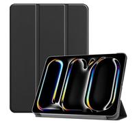 DWaybox Étui pour iPad Pro 13 Pouces 2025 Modèle M5 A3360 / A3361, Coque Folio Protectrice et Légère Style Smart Cover avec Support Multi-Angles -Noir