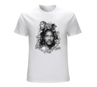 Dwayne Johnson Men's Girlie T-Shirt Dwayne Johnson Shirt Men's - The Rock Shirt - Skyscraper White M