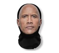 Dwayne Rock Johnson Masque de ski Sheisty - Cagoule humoristique de célébrité cadeau noir