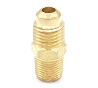 DWBPGVUN Filetage SAE 7/16"-20 UNF Fit Tube OD 1/4" -1/8" NPT Mâle Laiton SAE 45 degrés Adaptateurs de raccord de tuyau 1000PSI