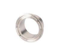 DWBPGVUN Fit Tube O/D 38 mm x Tri Clamp 3,8 cm Virole O/D 50,5 mm 304 Adaptateur de connecteur de tuyau en acier inoxydable Homebrew