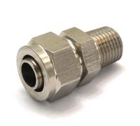 DWBPGVUN Qiuck Fit Hose O.DxI.D Raccord rapide hexagonal en acier inoxydable 304 mâle 12 x 8 mm-1/4