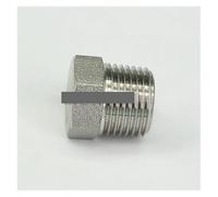 DWBPGVUN Raccord de tuyau mâle NPT 1/2" en acier inoxydable 304 forgé solide pour eau, gaz, huile 3000 psi