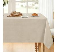 DWCN Nappe Rectangulaire Exterieur Impermeable en PVC 140 x 160 cm Beige