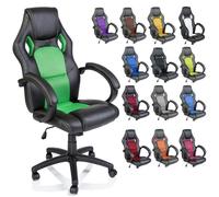 DWD Chaise Fauteuil siège de Bureau Racing Sport Ergonomique inclinable accoudoirs rembourrés, DE 14 Couleurs différentes, Lift SGS