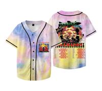 DWDKJU OsamaSon Jump Out Tour 2025 T-Shirt, Les Fans De Musique Imprimé Léger à Manches Courtes pour Le Quotidien Street,Multi Colored,4XL