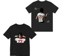 DWDKJU Sombr I Barely Know Her T-Shirt, Les Fans De Musique Imprimé Léger à Manches Courtes pour Le Quotidien Street,Noir,XS