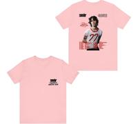 DWDKJU Sombr I Barely Know Her T-Shirt, Les Fans De Musique Imprimé Léger à Manches Courtes pour Le Quotidien Street,Rose,4XL