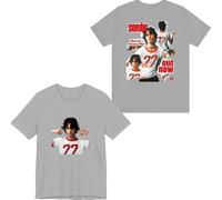 DWDKJU Sombr I Barely Know Her T-Shirt, Les Fans De Musique Imprimé Léger à Manches Courtes pour Le Quotidien Street,Gris,3XL