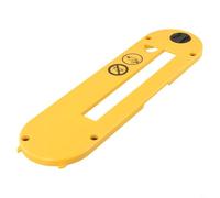 DWE7402DI Plaque de gorge de rechange pour scies de table DWE7490 et DWE7491, insert Dado robuste, pièce non OEM jaune