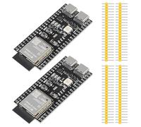 DWEII Lot de 2 cartes de développement ESP32-S3-DevKitC-1-N16R8 ESP32-S3 avec module BLE MCU intégrant les fonctions Wi-Fi et BLE pour Arduino