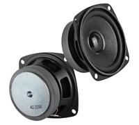 DWEII Lot de 2 haut-parleurs stéréo pour Arduino - 7,6 cm - 4 Ohm - 20 W - Pour Arduino - Étanche - HiFi - Woofer - Pour voiture - Systèmes stéréo
