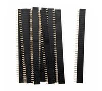 DWEII Lot de 30 connecteurs femelles droites à une rangée - 2,54 mm d'espacement pour Arduino Shield (30 broches femelles)