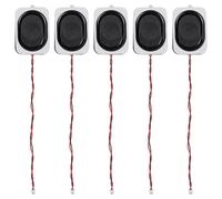 DWEII Lot de 5 haut-parleurs HiFi 4 Ohm 3 W Gamme complète Cavité Sound Accessoires Ultra-fins avec JST 1,25 mm 2 broches Interface Fil pour ordinateur électronique Projet Application Composants