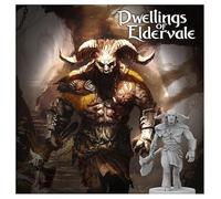 Dwellings of Eldervale: Minotaur Mercenary Miniature