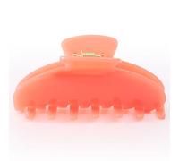 Dwenarry Grande pince à cheveux pour femme - Orange - En acétate - 10,2 cm