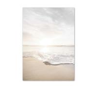 Dwetcxo Poster Mural Plage Toile Peinture Tableaux, Posters et Arts Décoratifs Tableau Peinture sur Toile Deco Tableau Decoration Murale Affiche Murale Chambre Salon Sans Cadre 40x80cm