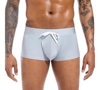 Dwevkeful Maillot Bain Homme - Rembourré Confortable Maillot de Bain Piscine Push Up Boxer Hawaïen Grande Taille Slips de Bains Plage Sexy Calecon