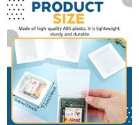 DWFEYOI 10 Pièces Carte De Jeu En Plastique Clair De La Cartouche De Stockage Cas,Boîte Couverture De Poussière,Boîtier De Protection Emballage,Pour Gameboy Color,Gameboy Pocket,GB/GBC/GBP