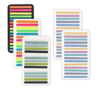 DWFEYOI 1500 PCS Marque Page Adhésif Autocollantes Onglets d'Index Étiquettes d'Index Marqueurs Adhésifs Multicolore Fournitures Papeterie Scolaires Bureau,marque page adhesif
