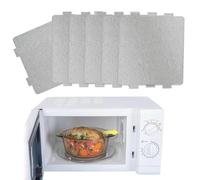 DWFEYOI 6 Pcs Plaque Mica Micro Ondes Universelle Pour Accessoires pour Micro-Ondes, Plaque à Micro-ondes Remplacement de Feuille de Plaque de mica de Four à Micro-Ondes Mica Feuille Couvercle
