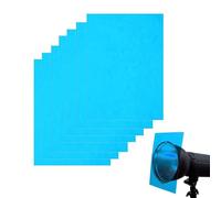 DWFEYOI 7 Pièces Filtre de Gel Correcteurs de Couleur en Plastique Transparent Couleurs,pour Flash Lumière LED Lampe Film Vidéo Photo 29.8x21cm Faire la fête Festival Décoration DIY