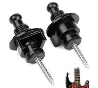 DWFEYOI Lot de 2 sangles de guitare en métal pour guitare et basse,Boutons de Verrouillage de Sangle de Guitare en Métal,Verrous de Sangle Guitare Strap Locks, pour Guitare Basse Acoustique