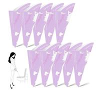DWFEYOI Pisse Debout Femme Jetable de Voyage Entonnoir en Papier de Pipi,10 Pièces Pipi Debout Femme Pliable,Urinoir Femme Portable, pour Femme Enceintes Camping Randonnée et Activités de Extérieur