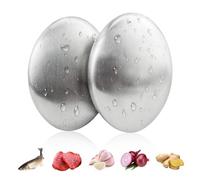 DWFEYOI Savon INOX désodorisant Maison Savon Anti Odeur ustensiles de Cuisine 2PCS Savon Gadget Cuisine pour éliminer Les oignons Poissons ail Fortes odeurs des Mains,gadget cuisine