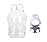 DWFEYOI Transparent Doll Étui pour 17 cm Poupée Doll, Étui de Protection Porte-clés pour Again Peluche Figure, Protégez Votre Doll Poupée, Bag Charms