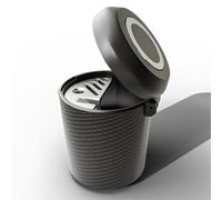DWGDP Cendrier Voiture pour BMW i7 xDrive 60 2022-, Portable en Acier Inoxydable sans Fumée pour L'Intérieur Voiture Bureau Pièces