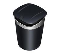 DWGDP Cendrier Voiture pour Renault 5 E-Tech 2024-2025, Portable en Acier Inoxydable sans Fumée pour L'Intérieur Voiture Bureau Pièces,Silver