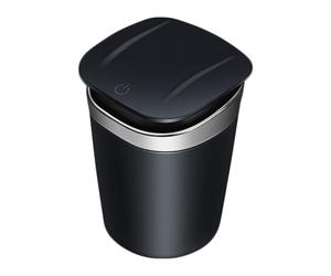 DWGDP Cendrier Voiture pour Renault 5 E-Tech 2024-2025, Portable en Acier Inoxydable sans Fumée pour L'Intérieur Voiture Bureau Pièces,Silver