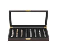 DWIKRYT Boîte de rangement pour couteaux - Organiseur avec clés et doublure en flanelle pour ranger une variété de couteaux, couteaux utilitaires, couteaux de poche, couteaux de camping