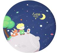 Dwinguler Little Prince Tapis pour bébé rond 1,38 m x 1,38 x 1,5 cm