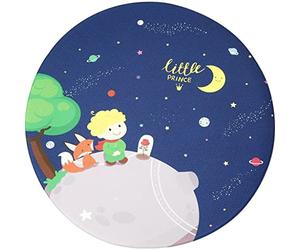 Dwinguler Little Prince Tapis pour bébé rond 1,38 m x 1,38 x 1,5 cm