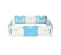 Dwinguler Parc Enfant Modulable Bleu Ciel