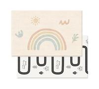 Dwinguler Playmat Rainbow & Nordic - Large - 2,3 m x 1,4 m x 15 mm