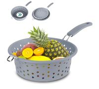 Dwitkul Passoire à Pâtes Pliable-passoire de cuisine pliable, Passoire de Cuisine Pliable Tamis Légumes et Insert Vapeur - Compact, Sans BPA, Lavable Lave-Vaisselle.