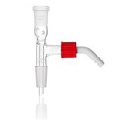 DWK Life Sciences SD-1140 Duran Borosilicate Glas 3.3 Distillation sous vide droite avec olive en plastique dévissable et taille de coupe NS 29/32