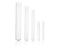 DWK Life Sciences SD-1968 Duran Lot de 100 tubes à essai en verre borosilicate 3.3 sans bord ondulé, 10 mm de diamètre x 75 mm de long, capacité de 4 ml