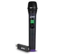 DWM-USB Système de microphone à main sans fil avec écran digital UHF via USB
