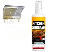 DWNSKR Grease Killer Spray Nettoyant Multi Surface Accessoires Barbecue, Nettoyant Barbecue Spray Degraissant Barbecue pour I'élimination Eapide de Ia Graisse