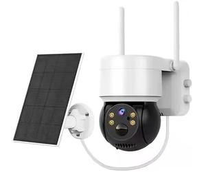 DWO EUROPE Caméra de sécurité Solaire WiFi PTZ 1080P 2MP, Faible Puissance PIR, étanche, ICSee Wireless : sécurité intérieure et extérieure