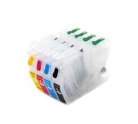 DWOGCEBX 4 Pack Cartouche à Encre LC401 avec Puce Compatible avec Les imprimantes MFC-J1010 MFC-J1012 MFC-J1170