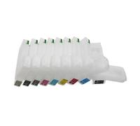 DWOGCEBX 9 Couleurs 280 ML T8501-T8509 Cartouche à Encre Rechargeable avec Puce à Arc Compatible avec Les imprimantes de la série SC-P800